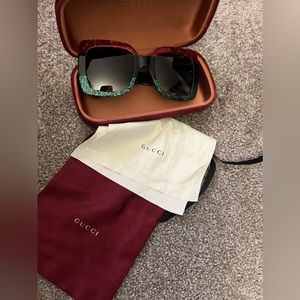 Gucci glasses Black/red/green